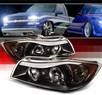 Sonar® Halo Projector Headlights (Black) - 06-08 BMW 328i E90/E91 4dr