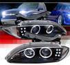 Sonar® Halo Projector Headlights (Black) - 95-99 Chevy Cavalier