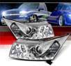 Sonar® DRL LED Halo Projector Headlights - 11-16 Chevy Cruze
