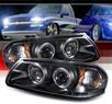 Sonar® Halo Projector Headlights (Black) - 00-05 Chevy Impala