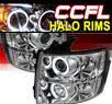 Sonar® LED CCFL Halo Projector Headlights - 07-13 Chevy Silverado
