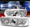 Sonar® Halo Projector Headlights - 98-04 Chevy S-10 S10