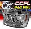 Sonar® CCFL Halo Projector Headlights - 07-14 Chevy Avalanche