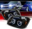 Sonar® LED Halo Projector Headlights (Black) - 05-07 Dodge Magnum