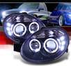 Sonar® Halo Projector Headlights (Black) - 03-05 Dodge Neon