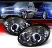 Sonar® Halo Projector Headlights (Smoke) - 03-05 Dodge Neon