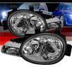 Sonar® LED Halo Projector Headlights (Chrome) - 95-99 Dodge Neon