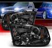 Sonar® Halo Projector Headlights (Smoke) - 09-12 Dodge Ram Pickup