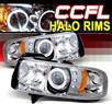 Sonar® CCFL Halo Projector Headlights - 94-01 Dodge Ram 2500 / 3500 Pickup