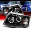 Sonar® LED Halo Projector Headlights (Black) - 03-06 Ford Expedition