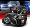 Sonar® Halo Projector Headlights (Black) - 95-01 Ford Explorer