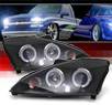 Sonar® Halo Projector Headlights (Black) - 00-04 Ford Focus 