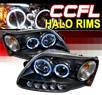 Sonar® CCFL Halo Projector Headlights (Black) - 97-03 Ford F150 F-150