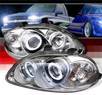 Sonar® Halo Projector Headlights - 96-98 Honda Civic w/ Amber Reflector