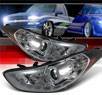 Sonar® DRL LED Halo Projector Headlights - 11-13 Hyundai Elantra