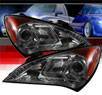 Sonar® DRL LED Halo Projector Headlights (Smoke) - 10-12 Hyundai Genesis 2dr Coupe