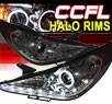 Sonar® LED CCFL Halo Projector Headlights (Smoke) - 11-14 Hyundai Sonata