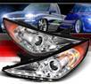 Sonar® DRL LED Halo Projector Headlights - 11-14 Hyundai Sonata