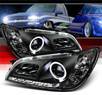 Sonar® DRL LED Halo Projector Headlights (Black) - 01-05 Lexus IS300 (w⁄ OEM HID Only)