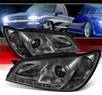 Sonar® DRL LED Halo Projector Headlights (Smoke) - 01-05 Lexus IS300 (w/ OEM HID Only)