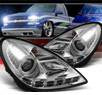 Sonar® DRL LED Projector Headlights - 09-11 Mercedes Benz SLK300 R171 (w⁄ OEM HID Only)