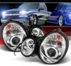 Sonar® Halo Projector Headlights - 00-02 Mercedes-Benz E320 W210 without Stock HID