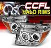 Sonar® LED CCFL Halo Projector Headlights - 05-07 Nissan Pathfinder