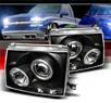 Sonar® LED Halo Projector Headlights (Black) - 97-00 Toyota Tacoma