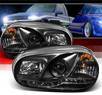 Sonar® DRL LED Projector Headlights (Black) - 99-05 VW Volkswagen Golf IV MK4