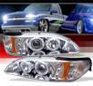 Sonar® Halo Projector Headlights - 94-98 Ford Mustang