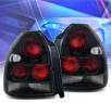 KS® Altezza Tail Lights (Black) - 96-00 Honda Civic 3dr.
