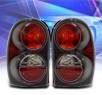 KS® Altezza Tail Lights (Black) - 02-04 Jeep Liberty