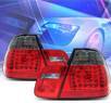KS® LED Tail Lights (Red/Smoke) - 02-05 BMW 325i E46 4dr.