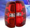KS® LED Tail Lights (Red/Clear) - 07-14 Chevy Avalanche