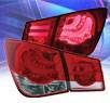 KS® LED Tail Lights (Red/Clear) - 11-15 Chevy Cruze