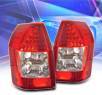 KS® LED Tail Lights (Red/Clear) - 05-08 Dodge Magnum