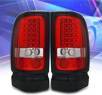 KS® LED Tail Lights (Red/Clear) - 94-01 Dodge Ram