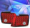 KS® LED Tail Lights (Red/Clear) - 99-04 Ford Mustang