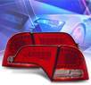 KS® LED Tail Lights (Red/Clear) - 06-10 Honda Civic 4dr.