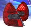 KS® LED Tail Lights (Red/Smoke) - 06-08 Honda Fit