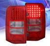 KS® LED Tail Lights (Red/Clear) - 07-11 Jeep Patriot