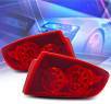 KS® LED Tail Lights (Red) - 04-06 Mazda 3 4dr Sedan 2 Pc. Taillight
