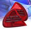 KS® LED Tail Lights (Red/Smoke) - 99-02 Mitsubishi Mirage