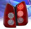 KS® LED Tail Lights (Red/Clear) - 05-06 Mazda Tribute