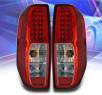 KS® LED Tail Lights (Red⁄Clear) - 05-08 Nissan Frontier