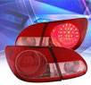 KS® LED Tail Lights (Red⁄Clear) - 03-08 Toyota Corolla