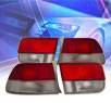 KS® Euro Tail Lights (Red/Clear) - 96-00 Honda Civic 2dr.