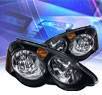 KS® Crystal Headlights (Black) - 02-04 Acura RSX