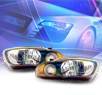 KS® Crystal Headlights (Black) - 03-05 Chevy Cavalier