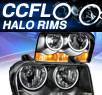 KS® CCFL Halo Projector Headlights (Black) - 05-12 Chrysler 300
